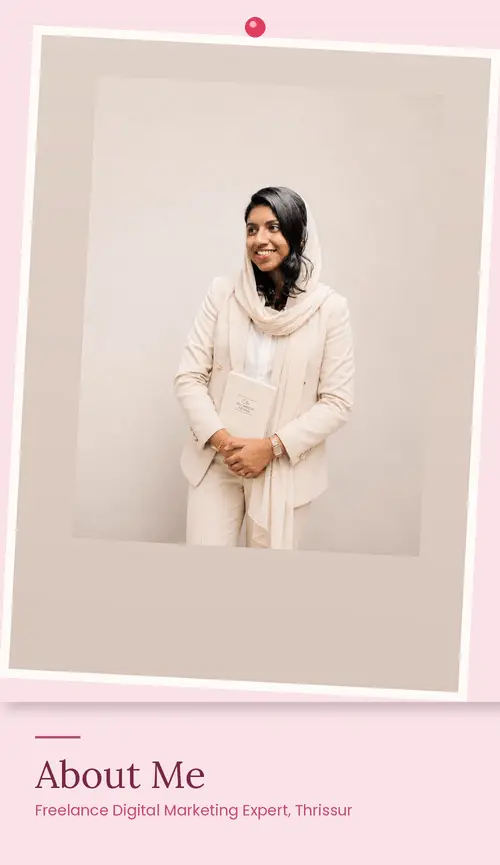 About me pinned image
